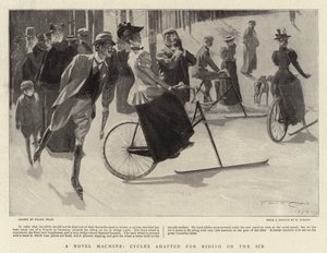 Una macchina nuova, biciclette adattate per il ghiaccio da Frank Craig